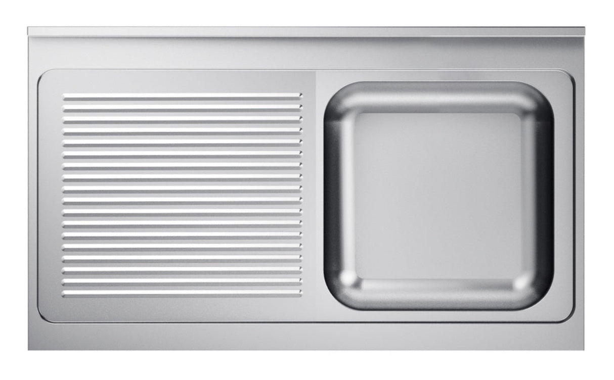 Combisteel 600 Sink Unit Tabletop 1 Right 1200 - 7013.1315 Combisteel