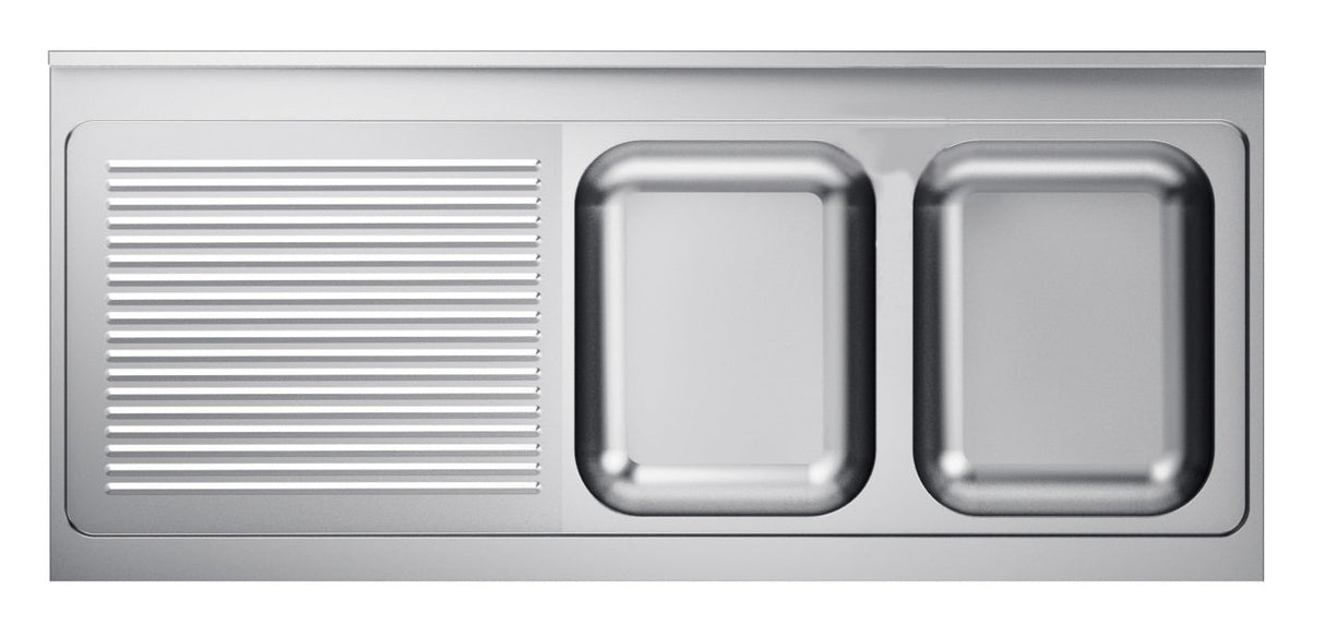 Combisteel 600 Sink Unit Table Top 2 Right 2000 - 7013.1405 Combisteel