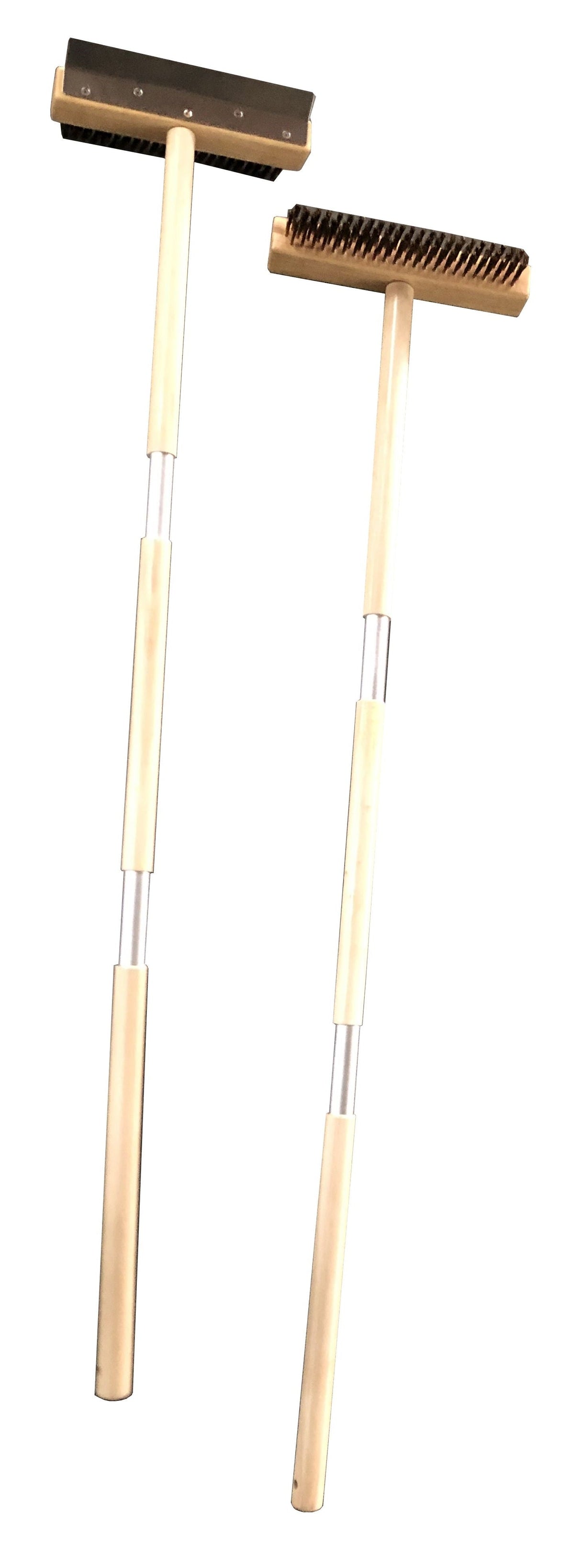 Combisteel Pizza Oven Brush With Scraper And Wooden Handle 25-120 - 7013.1855 Combisteel