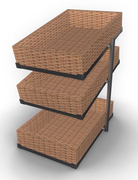 Combisteel Broodmanden Etagere 3 Hg Smal - 7013.2305 Combisteel