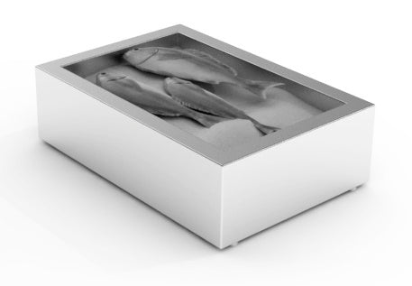 CRUSHED ICE BAK 1/1 GN OPBOUW RVS AISI 304 - COMBISTEEL