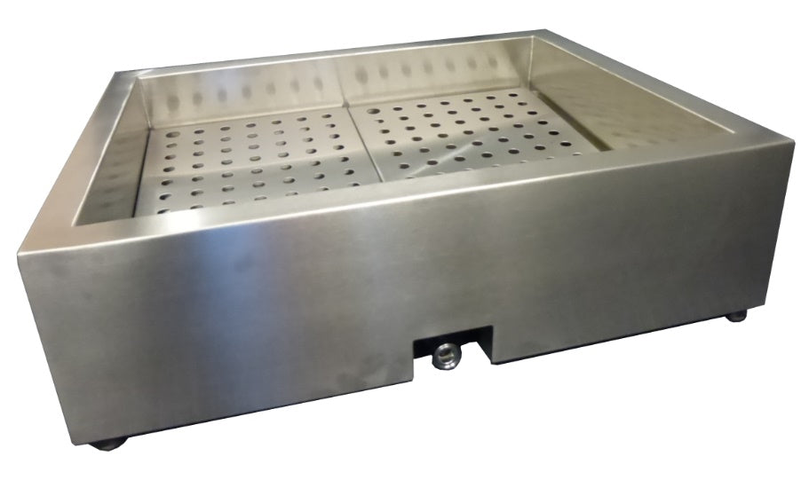 Combisteel Crushed Ice Bin Incline 2/1 GN Aisi 304  Drain On The Operating Side - 7013.2785