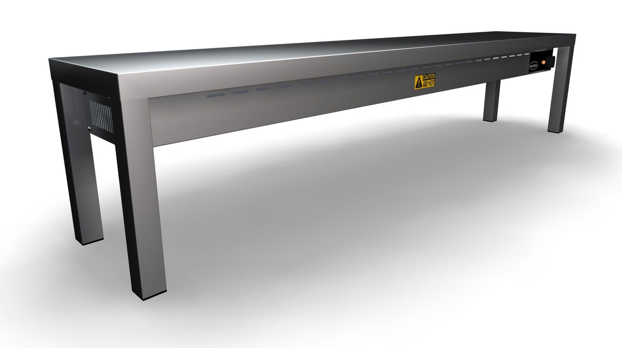 Combisteel Single Ceramic Heated Overshelf 1600mm Wide 4 x 250W Elements - 7020.0715 Heated Gantry Chef's Rack Combisteel