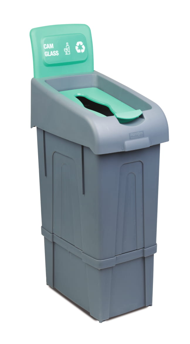 Combisteel Recycling Waste Bin Glass - 7048.0080 Combisteel