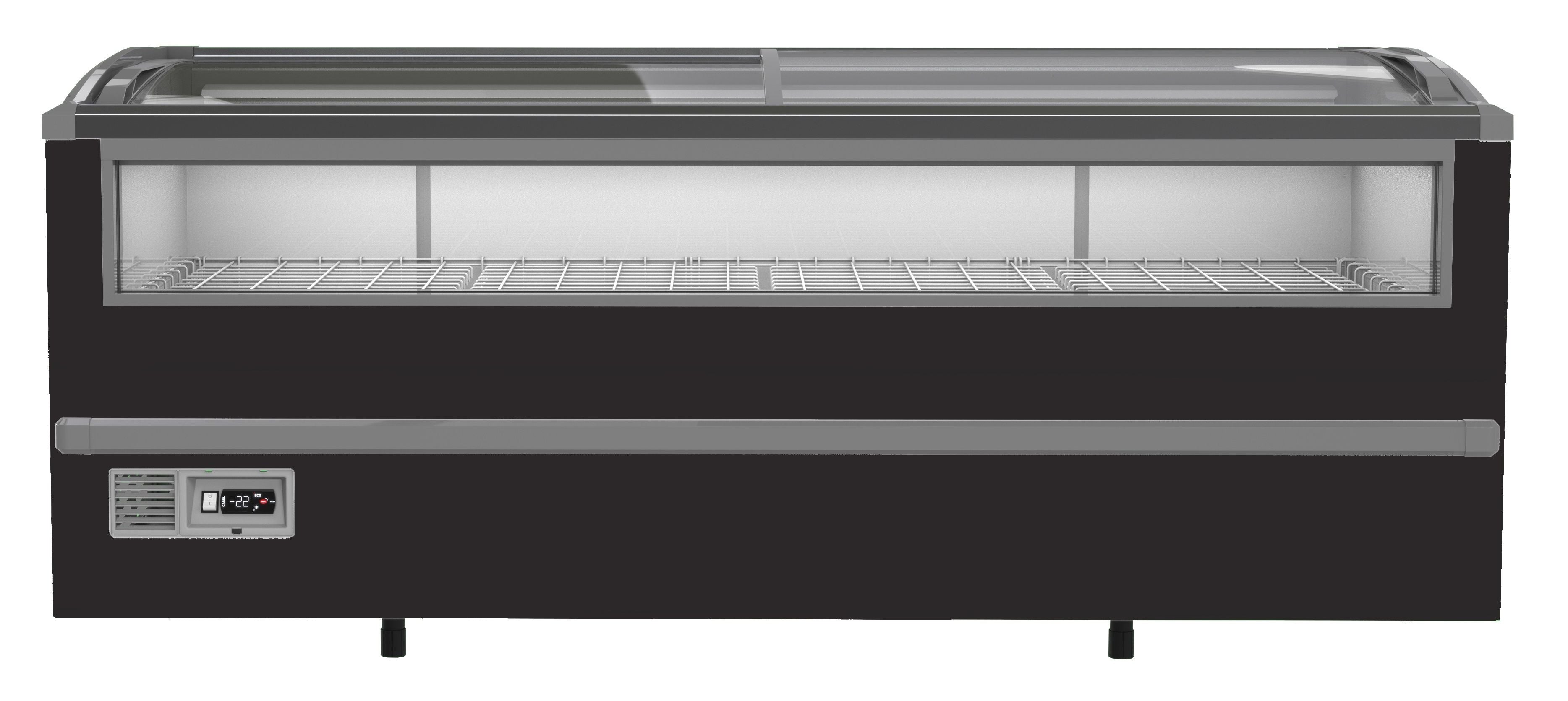 Combisteel Supermarket Display Chest Freezer Sliding Curved Glass Lid 1005 Litre - 7072.0030 Display Chest Freezers Combisteel