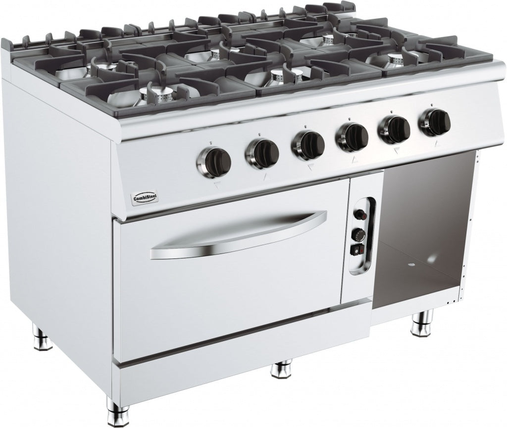 Combisteel 6 Gas Burner Oven Range Stove - 7178.0420 4 & 6 Burner Ovens Combisteel