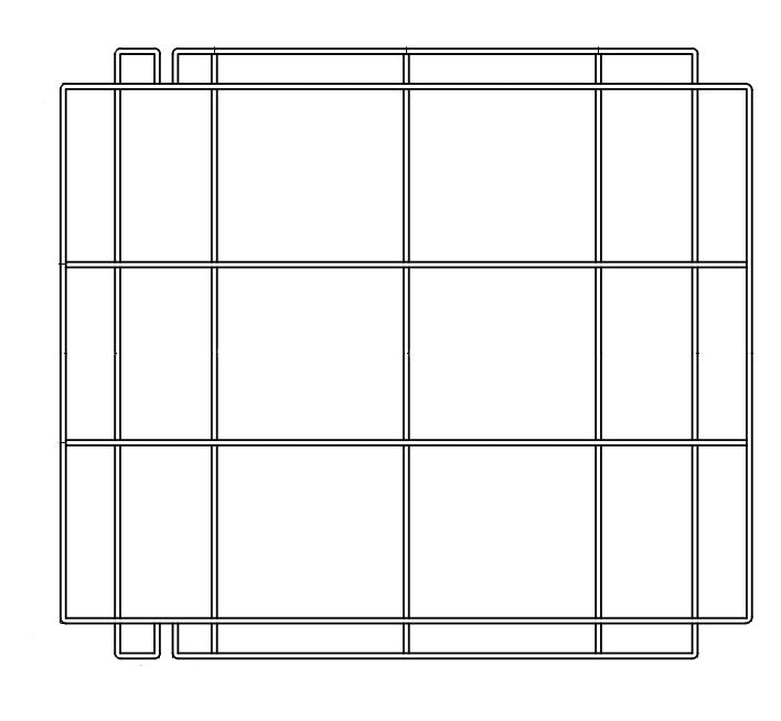 Combisteel Stainless Steel Bottom Grid - 7280.0115 Combisteel