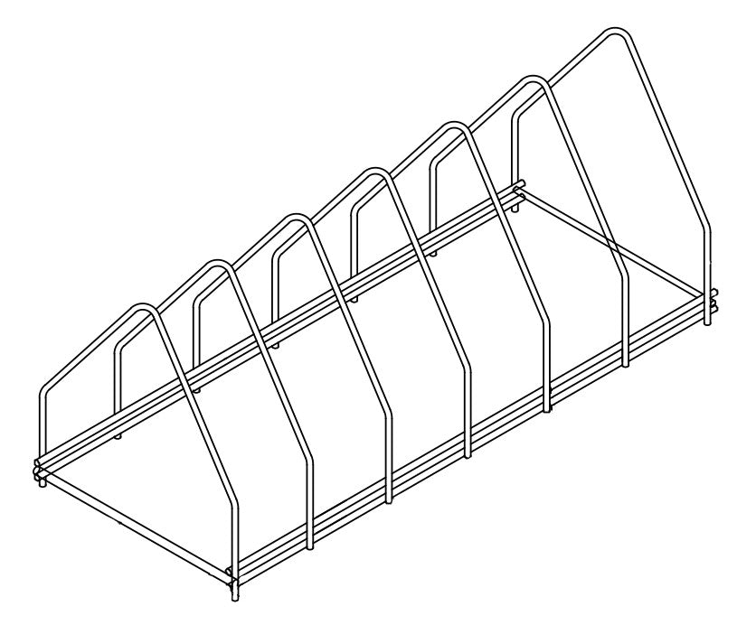 Combisteel Stainless Steel Tray Rack 6 - 7280.0125 Combisteel