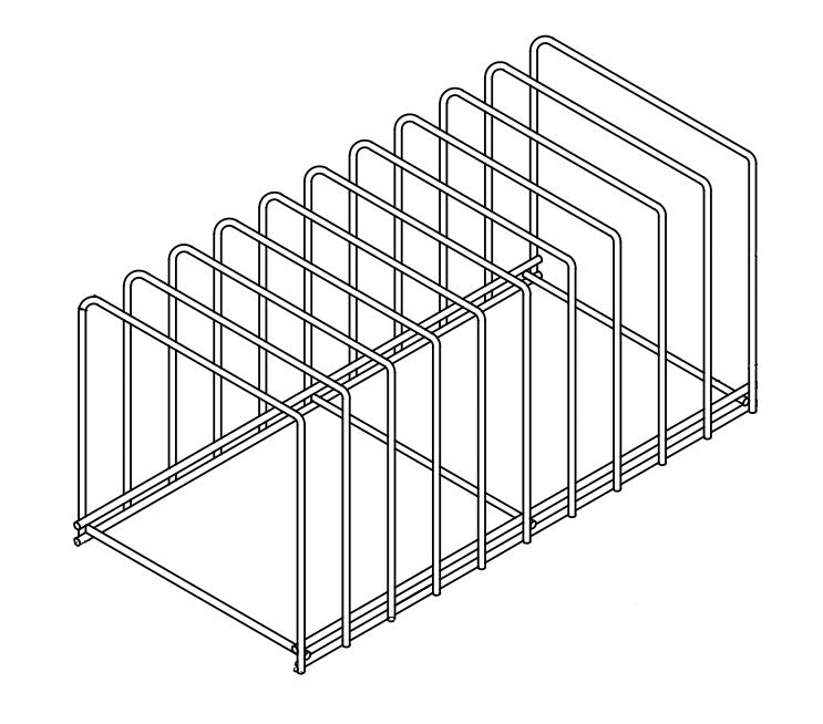 Combisteel Stainless Steel Tray Rack 10 - 7280.0130 Combisteel