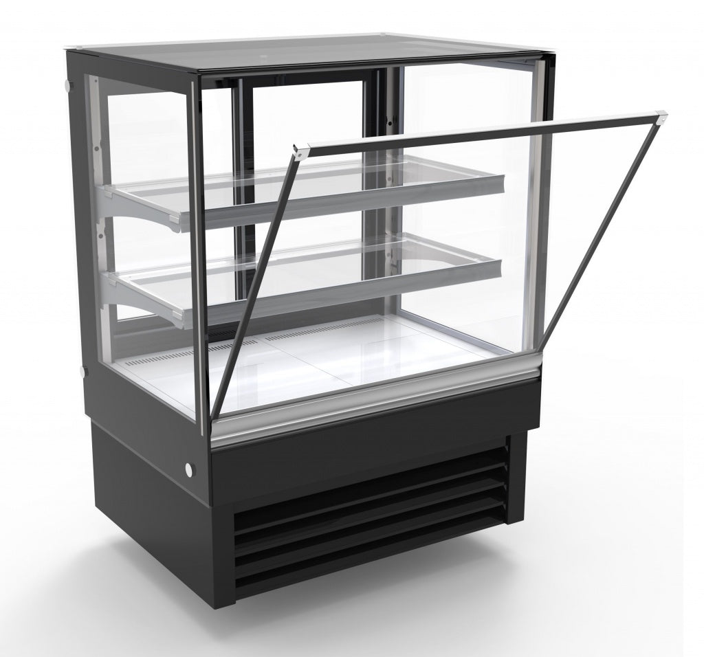 Combisteel Flat Glass Deli Display Fridge 190 Ltr - 7450.0820 Refrigerated Floor Standing Display Combisteel