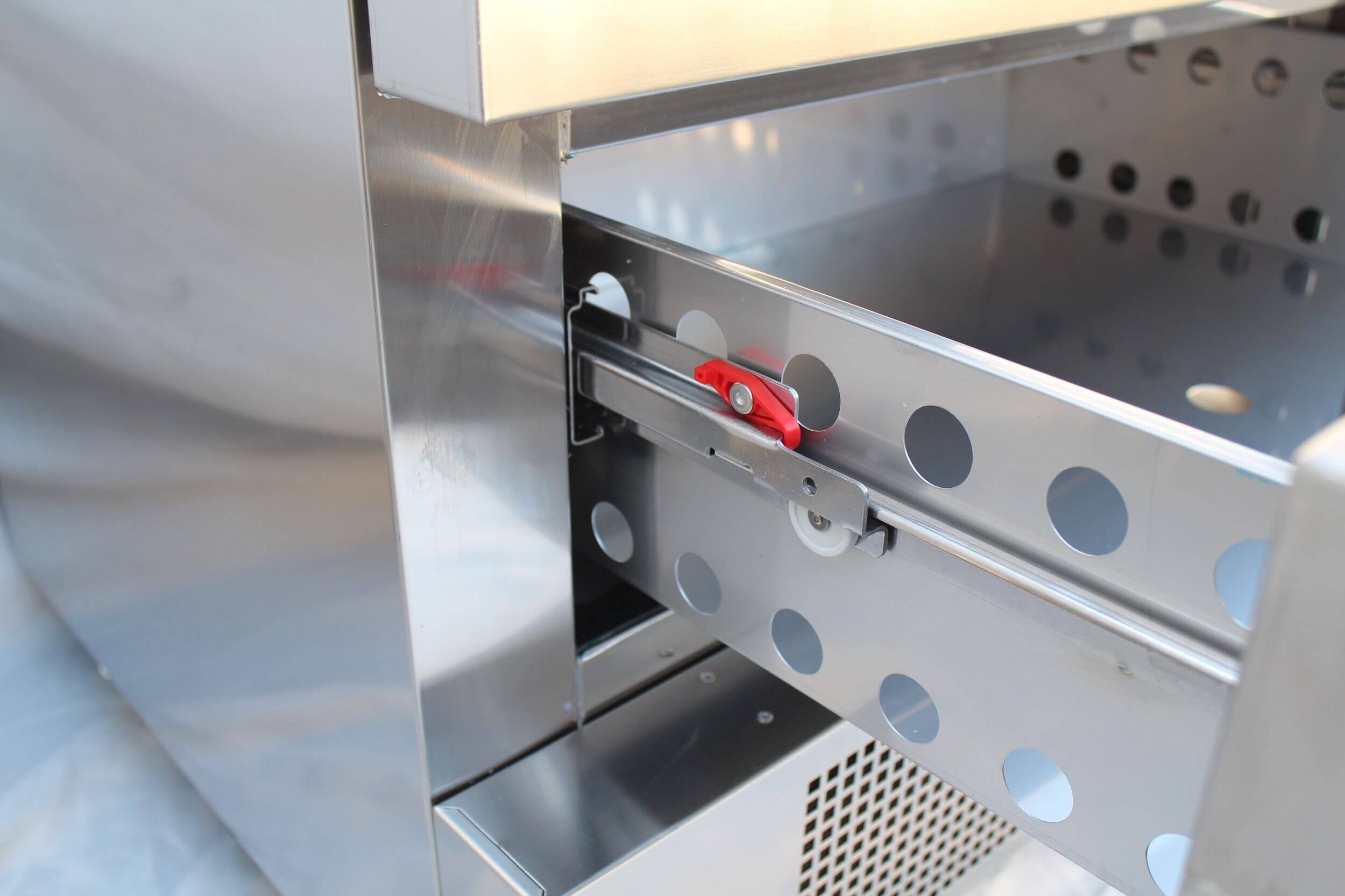 Combisteel Single Drawer Dual Temperature Counter Fridge Freezer 2 x GN 1/1 - 7450.0230 Counter Fridges With Drawers Combisteel