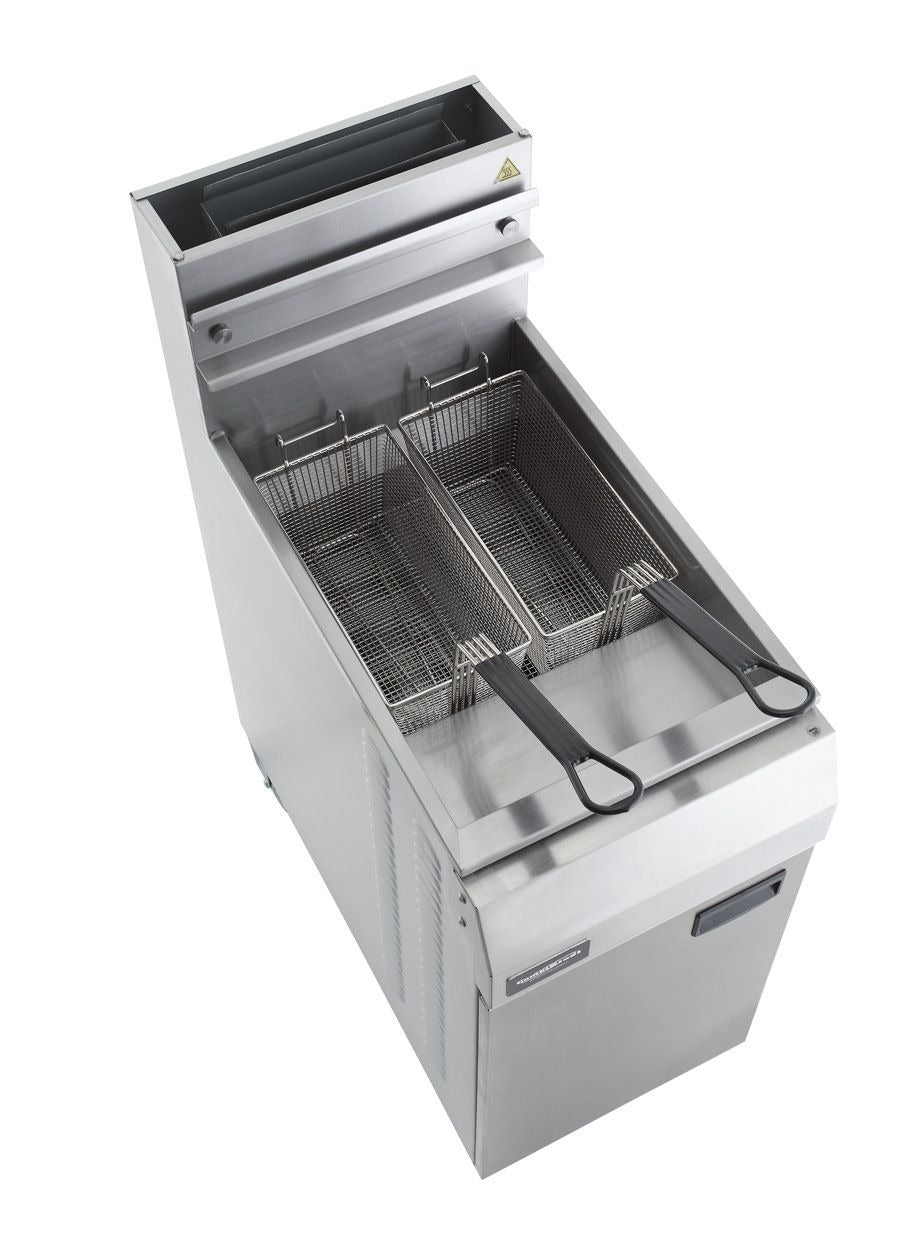Combisteel Gas Fryer Single Tank Twin Basket 1x21 Litre - 7455.0999 Freestanding Gas Fyers Combisteel