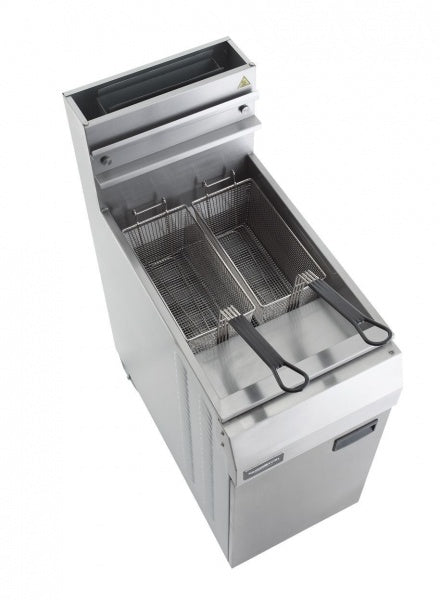 Combisteel Gas Fryer Single Tank Twin Basket 1x21 Litre - 7455.0999 Freestanding Gas Fyers Combisteel