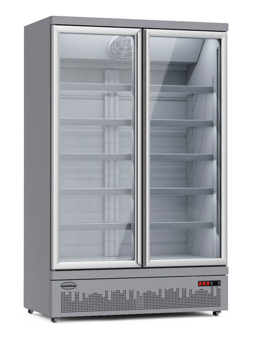 Combisteel Double Glass Door Display Freezer JDE-1000F - 7455.2215 Upright Glass Door Freezers Combisteel