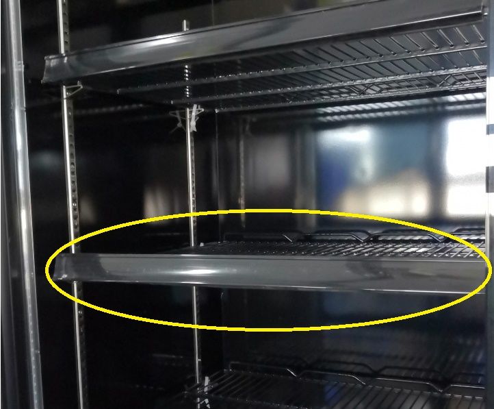 Combisteel Triple Hinged Glass Door Fridge Merchandiser JDE-1530R BL 1530Ltr - 7455.2235 Upright Triple Bottle Coolers Combisteel