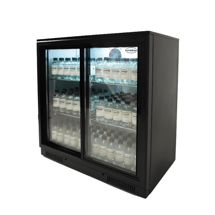 BARKOELER ZWART 2 SCHUIFDEUREN | LAAG GELUIDSNIVEAU 43 dB | COMBISTEEL