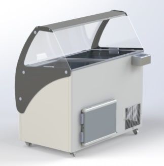 Combisteel Malta Ice Cream Display Freezer 13 x 5 Litre - 7472.0110 Ice Cream Display Freezers Combisteel