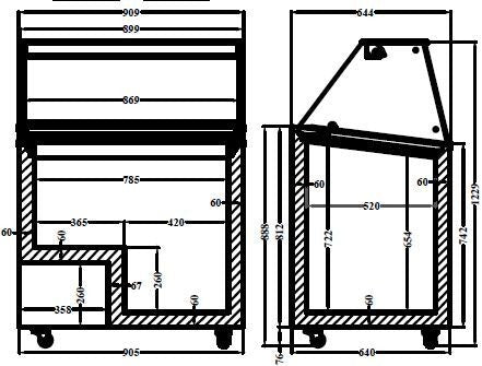 Combisteel Corsica Ice Cream Display Freezer 6 x 5 Litre - 7472.0125 Ice Cream Display Freezers Combisteel