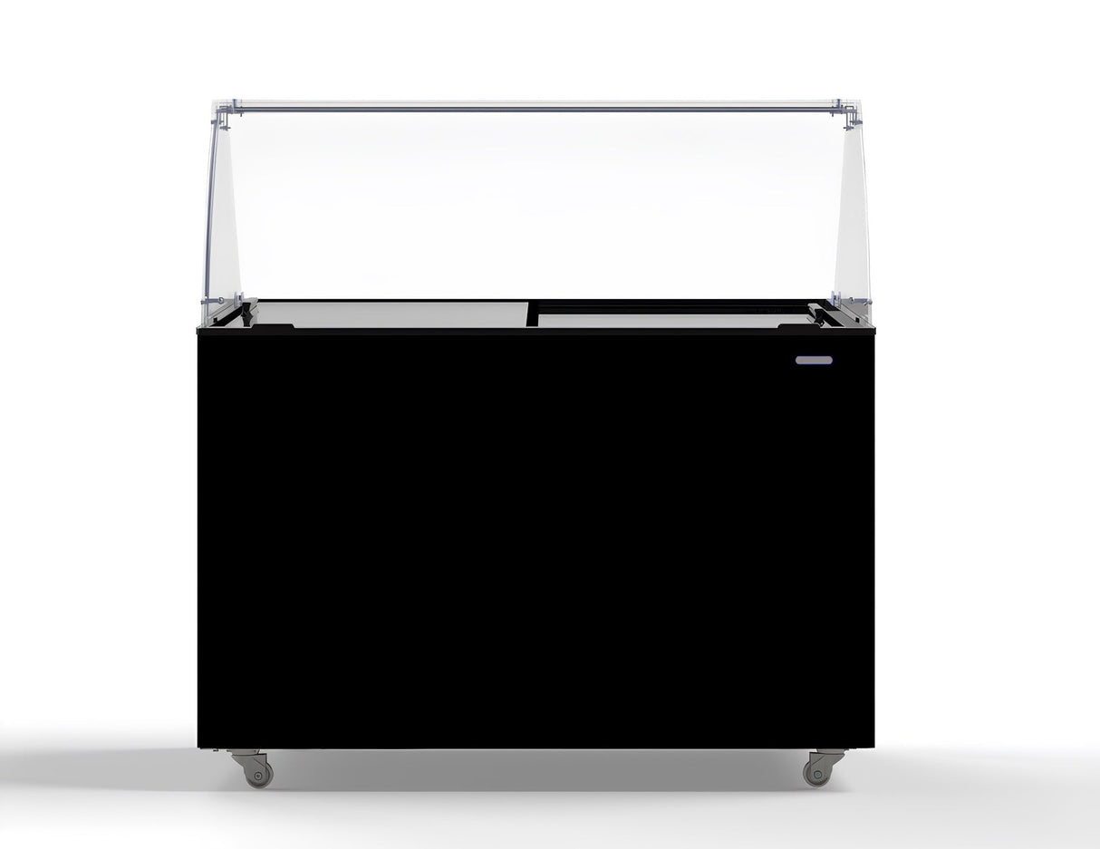 Combisteel Java Ice Cream Display Freezer 8 x 5 Litre Black - 7472.0129 Ice Cream Display Freezers Combisteel
