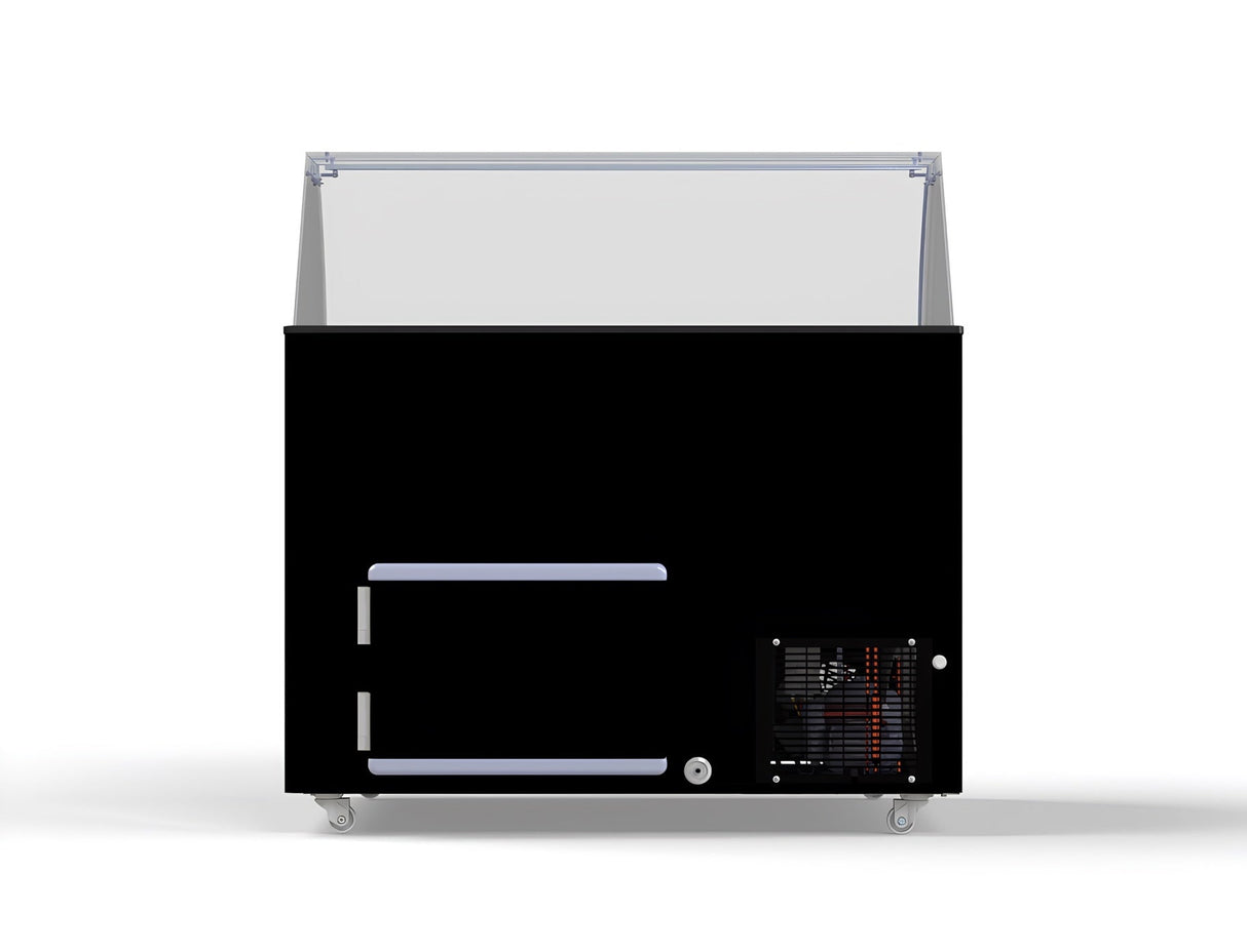 Combisteel Java Ice Cream Display Freezer 8 x 5 Litre Black - 7472.0129 Ice Cream Display Freezers Combisteel