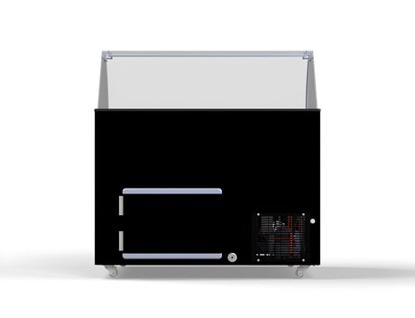 Combisteel Java Ice Cream Display Freezer 8 x 5 Litre Black - 7472.0129 Ice Cream Display Freezers Combisteel