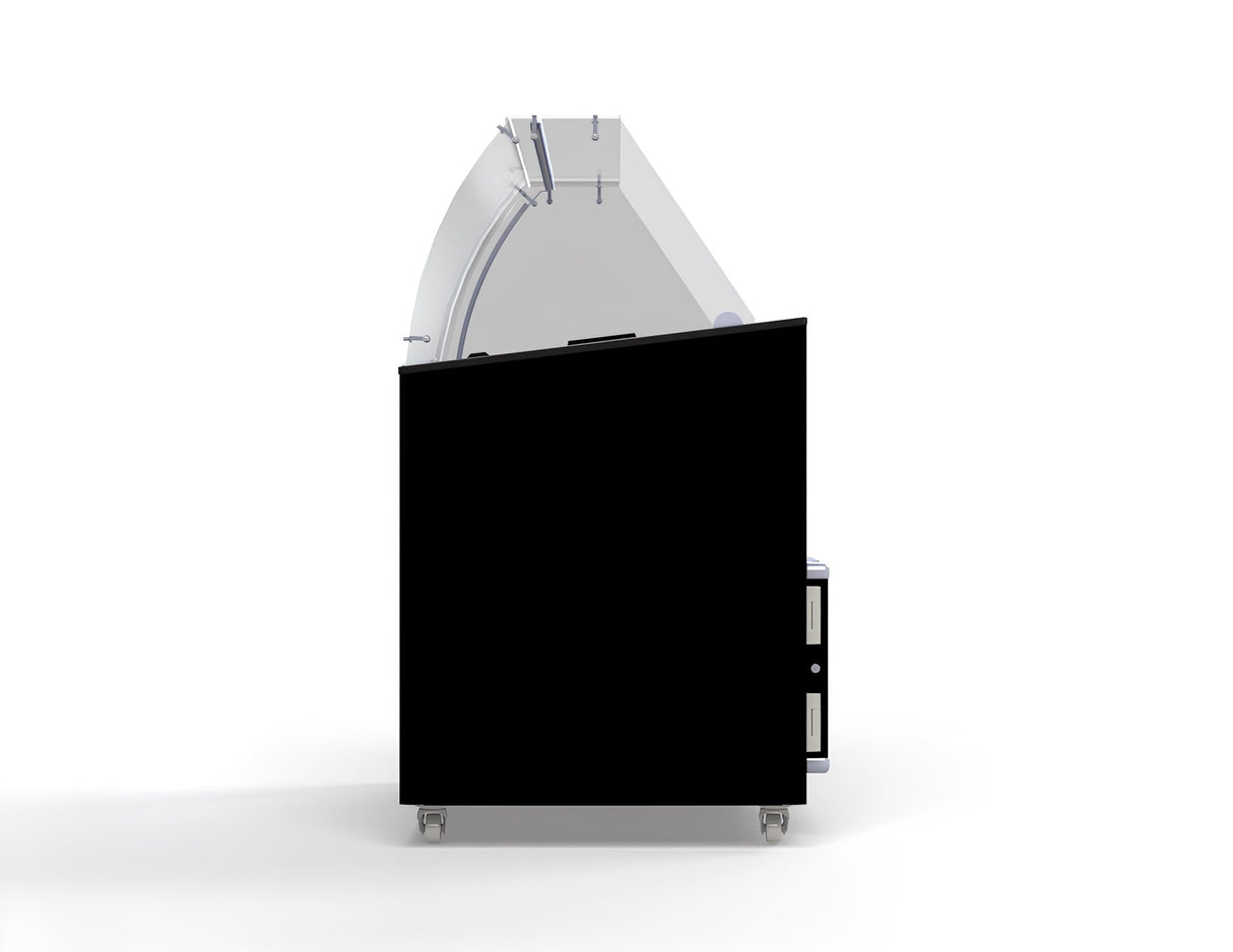 Combisteel Java Ice Cream Display Freezer 8 x 5 Litre Black - 7472.0129 Ice Cream Display Freezers Combisteel