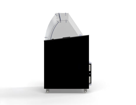 Combisteel Java Ice Cream Display Freezer 8 x 5 Litre Black - 7472.0129 Ice Cream Display Freezers Combisteel