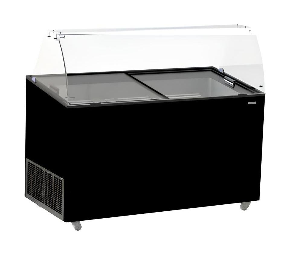 Combisteel Tenerife Ice Cream Display Freezer 10 x 5 Litre Black - 7472.0134 Ice Cream Display Freezers Combisteel