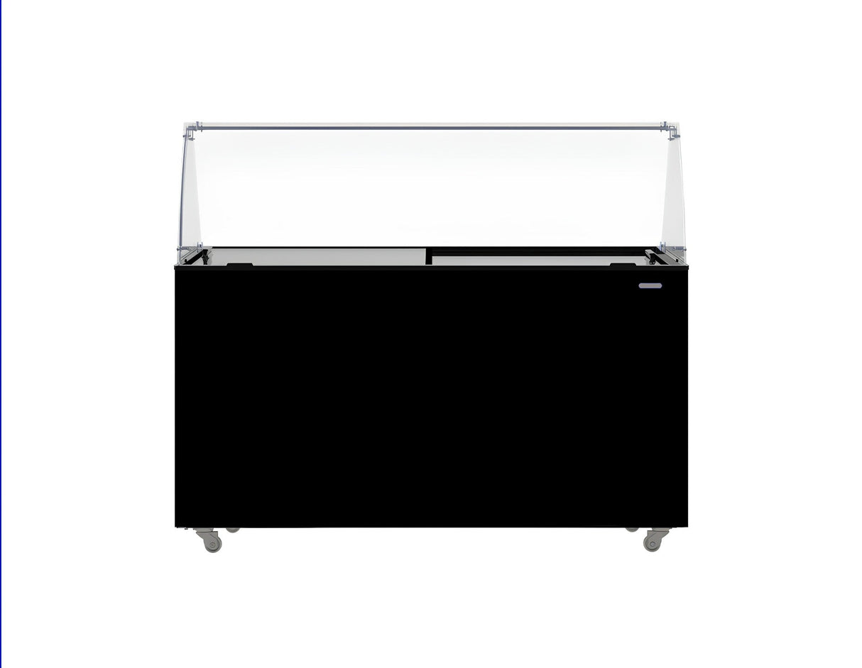Combisteel Tenerife Ice Cream Display Freezer 10 x 5 Litre Black - 7472.0134 Ice Cream Display Freezers Combisteel