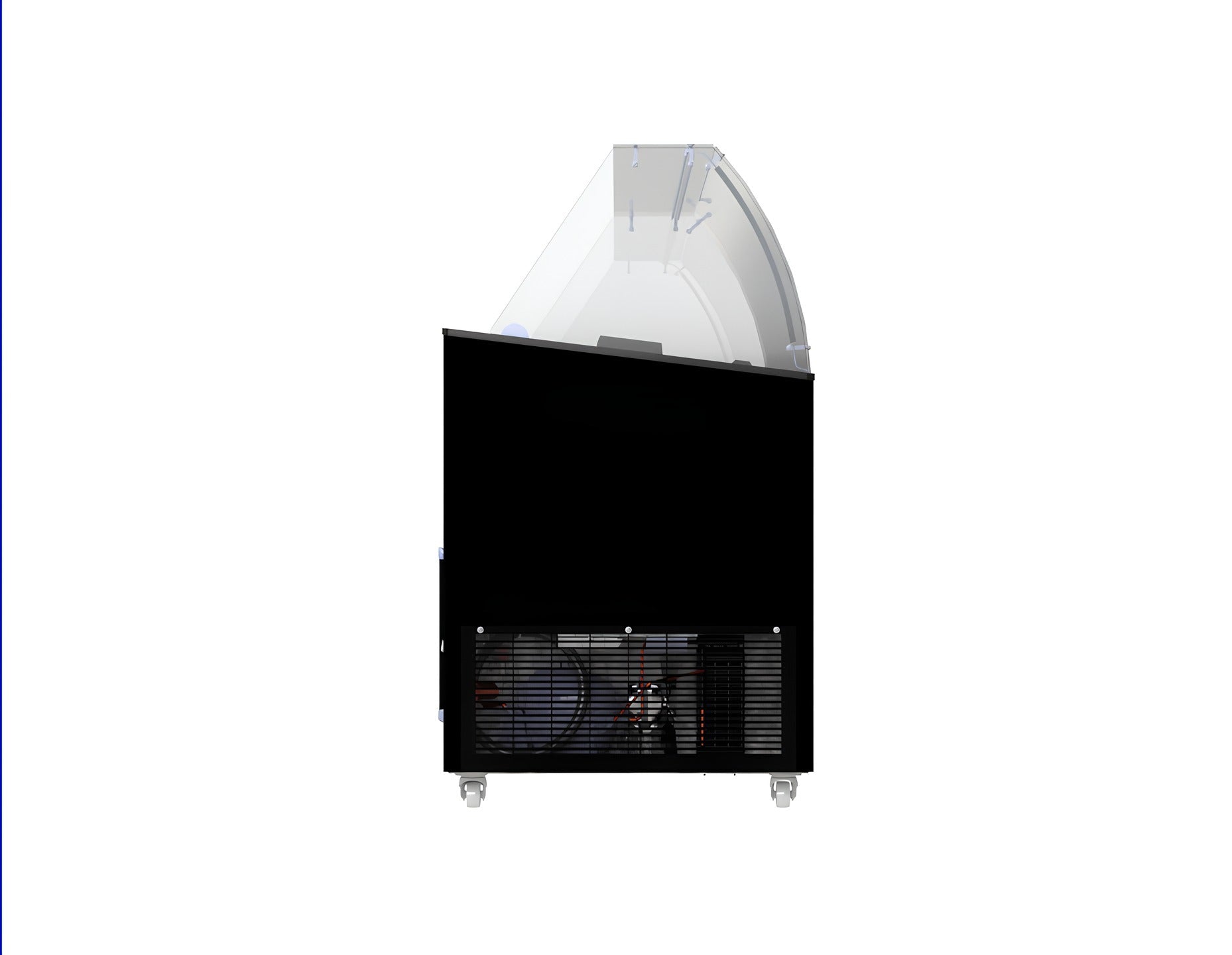 Combisteel Tenerife Ice Cream Display Freezer 10 x 5 Litre Black - 7472.0134 Ice Cream Display Freezers Combisteel