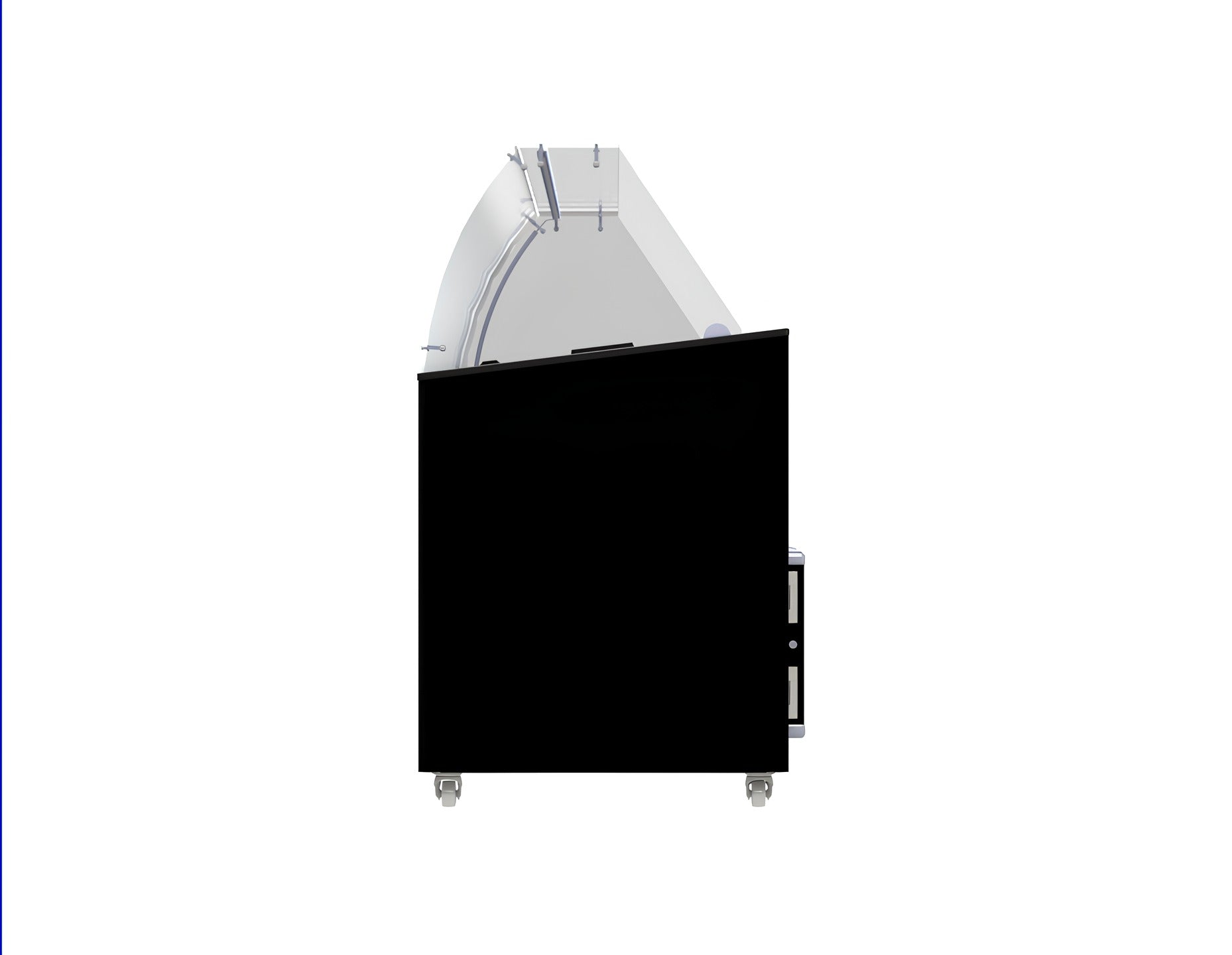 Combisteel Tenerife Ice Cream Display Freezer 10 x 5 Litre Black - 7472.0134 Ice Cream Display Freezers Combisteel