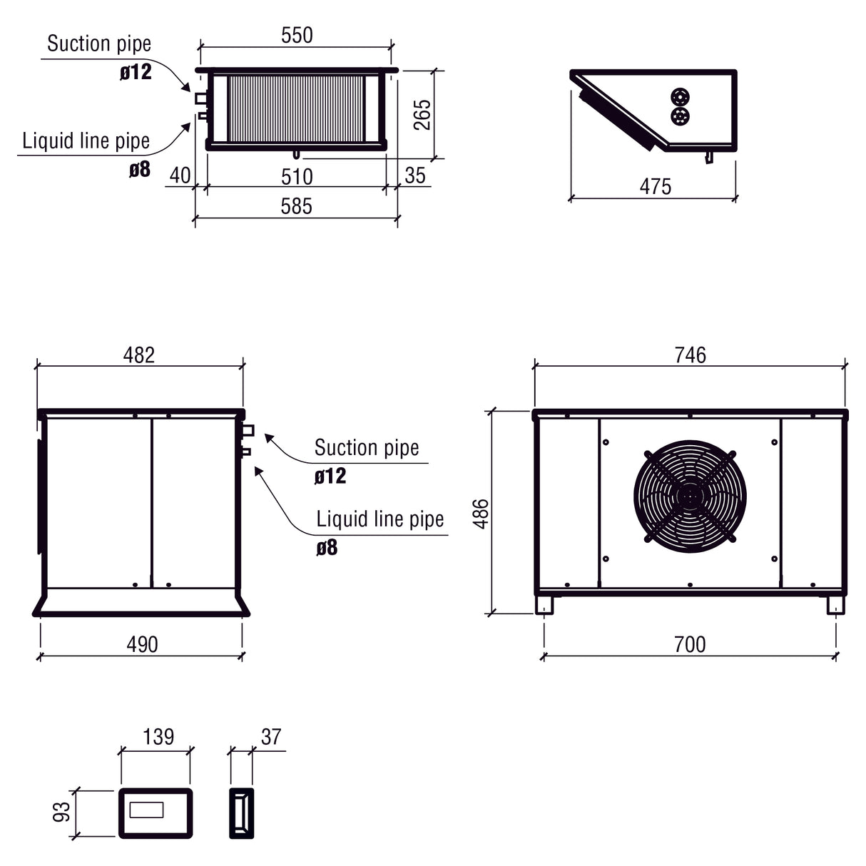 SPLIT UNIT KOEL 5.59-15.43 M3 - COMBISTEEL