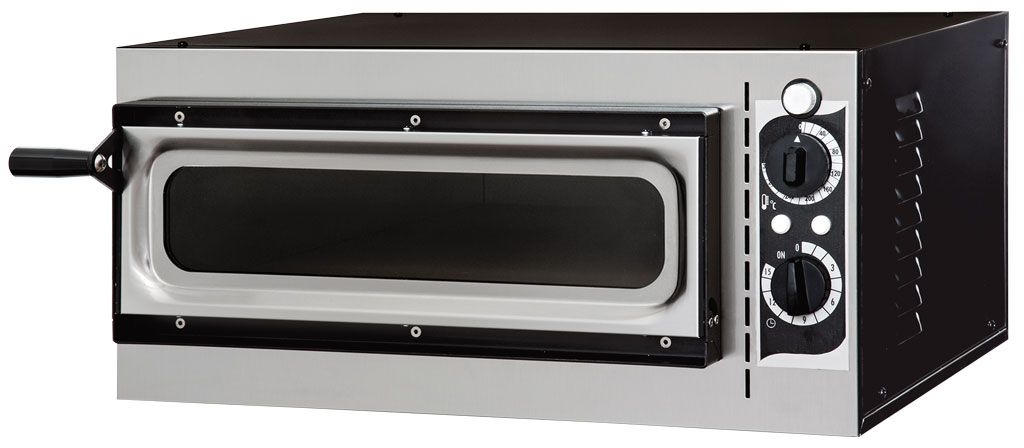 Combisteel Compact Electric Single Deck Pizza Oven 1 x 12 Inch - 7485.0120 Single Deck Pizza Ovens Combisteel