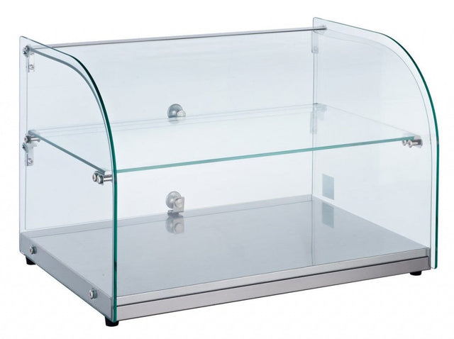 Combisteel Curved Glass Countertop Display Case Ambient - 7487.0240 Ambient Display Units Combisteel