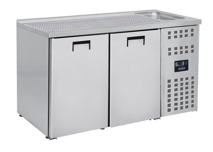 Combisteel Double Door Bottle Cooler Beer Tap Counter - 7489.5310 Bottle Cooler Beer Tap Counters Combisteel