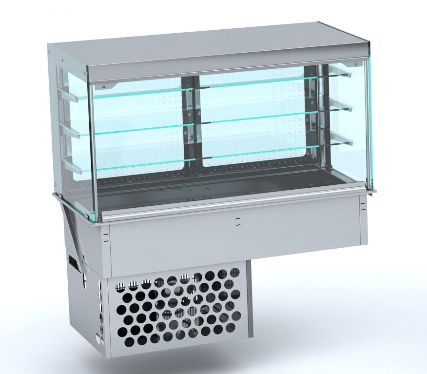 Combisteel Drop-In Cubic Refrigerated Display - Closed 4/1 - 7495.0125 Combisteel