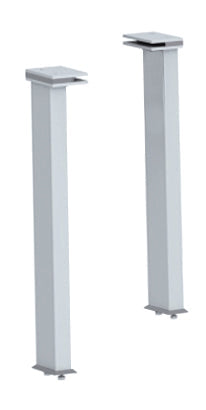 Combisteel 2 Brackets For Curved Glass - 7495.0495 Combisteel