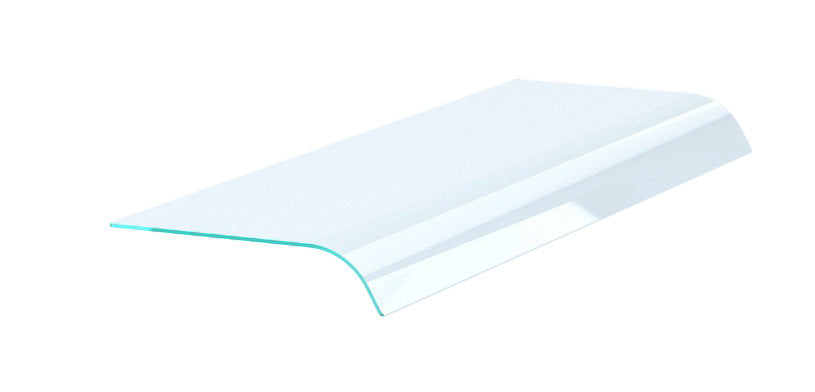 Combisteel Curved Glass 1-Side For Drop-In Ice Bin - 7495.0560 Combisteel