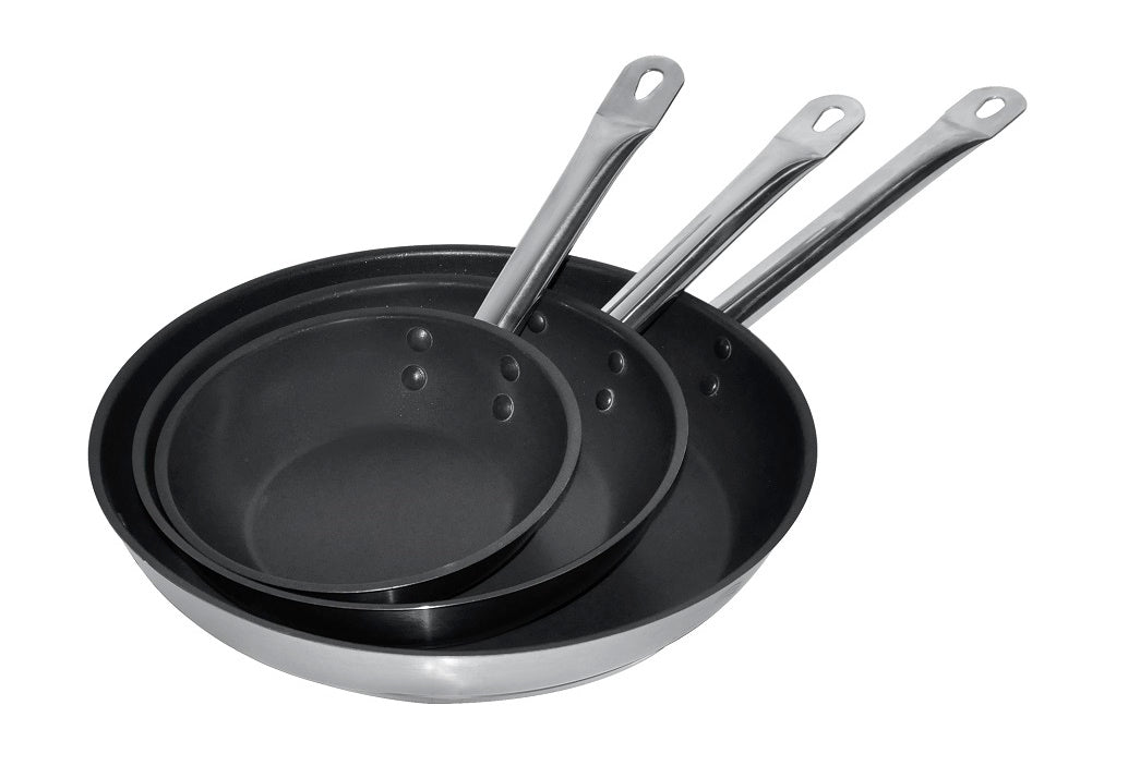 Combisteel Frypan Stainless Steel + Non-Stick Coating Diameter28 3,1L - 7501.0110 Combisteel