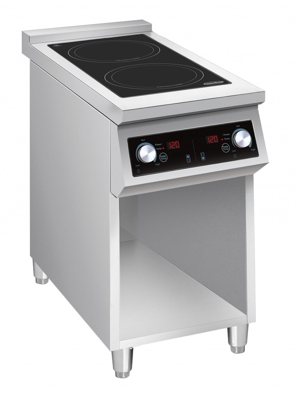 Combisteel Induction Freestanding Cooking Stove 2 Hobs - 7505.0005 Induction Hobs Combisteel