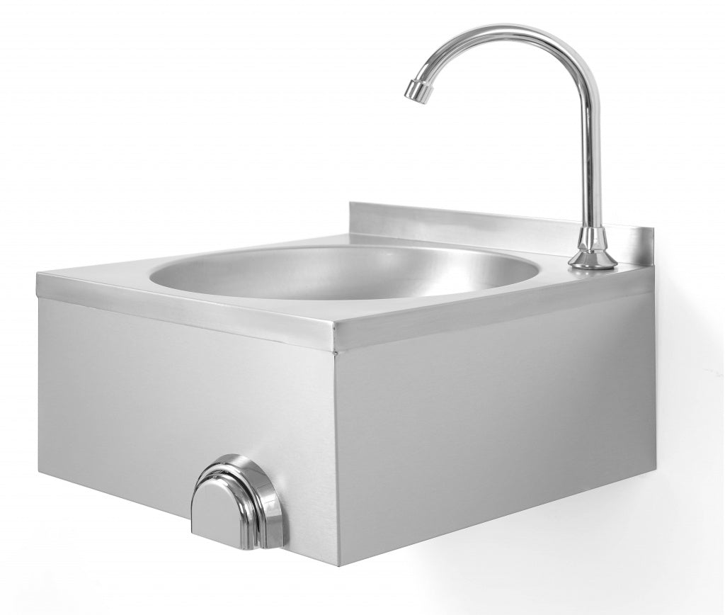 Combisteel Knee Operated Hand Wash Sink With Mixer Tap - 7531.0010 Hand Wash Sinks Combisteel