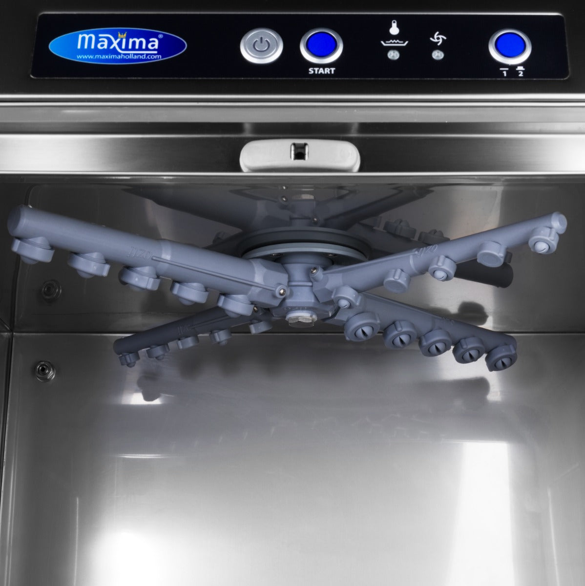 Maxima Undercounter Dishwasher - 50 x 50cm - with Drain, Rinse Aid and Soap Pumps - 230V - 09201005