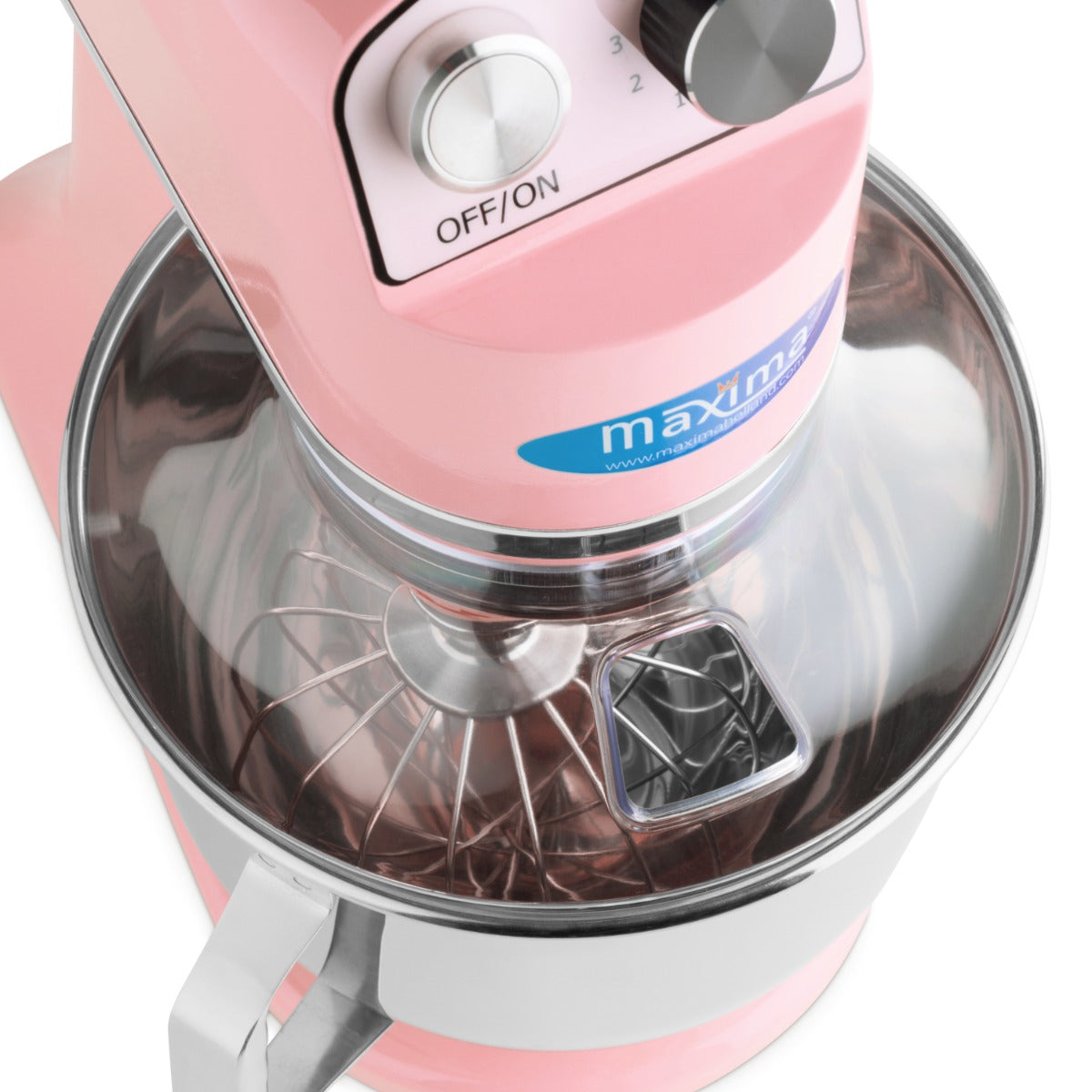 Maxima Stand Mixer - 7L - Up to 2kg Dough - Pink - 09300151