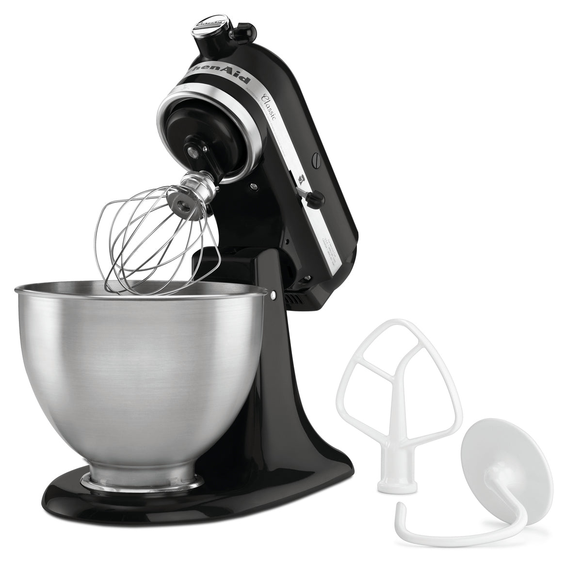 KitchenAid 5K45SSEOB, zwart, 4,28L - BARTSCHER