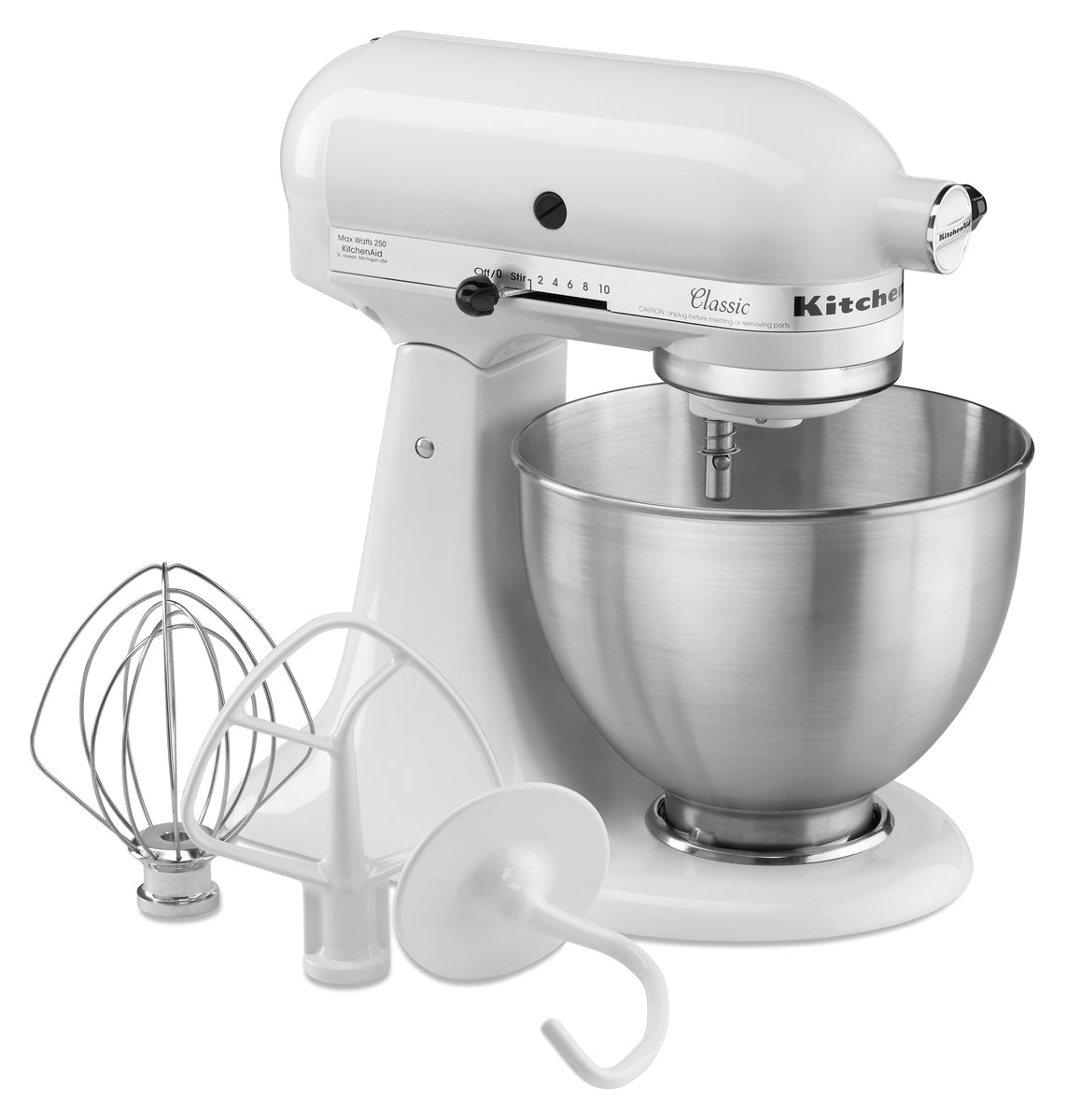Bartscher KitchenAid 5K45SSEWH, white, 4,28L - A150067