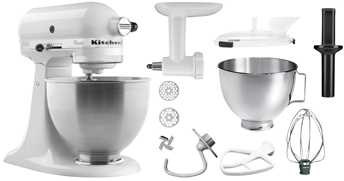 Bartscher KitchenAid 5K45SSEWH, white, 4,28L - A150097