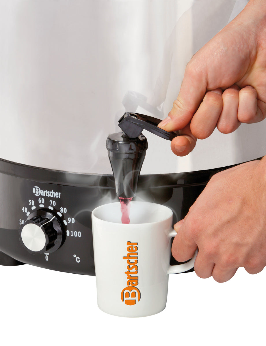 Bartscher Mulled wine pot, bl.w. canner25L,SS - A200052