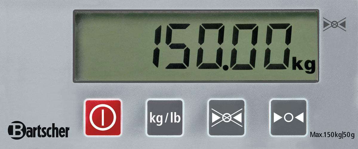 Digitale weegschaal, 150 kg, 50 g - BARTSCHER
