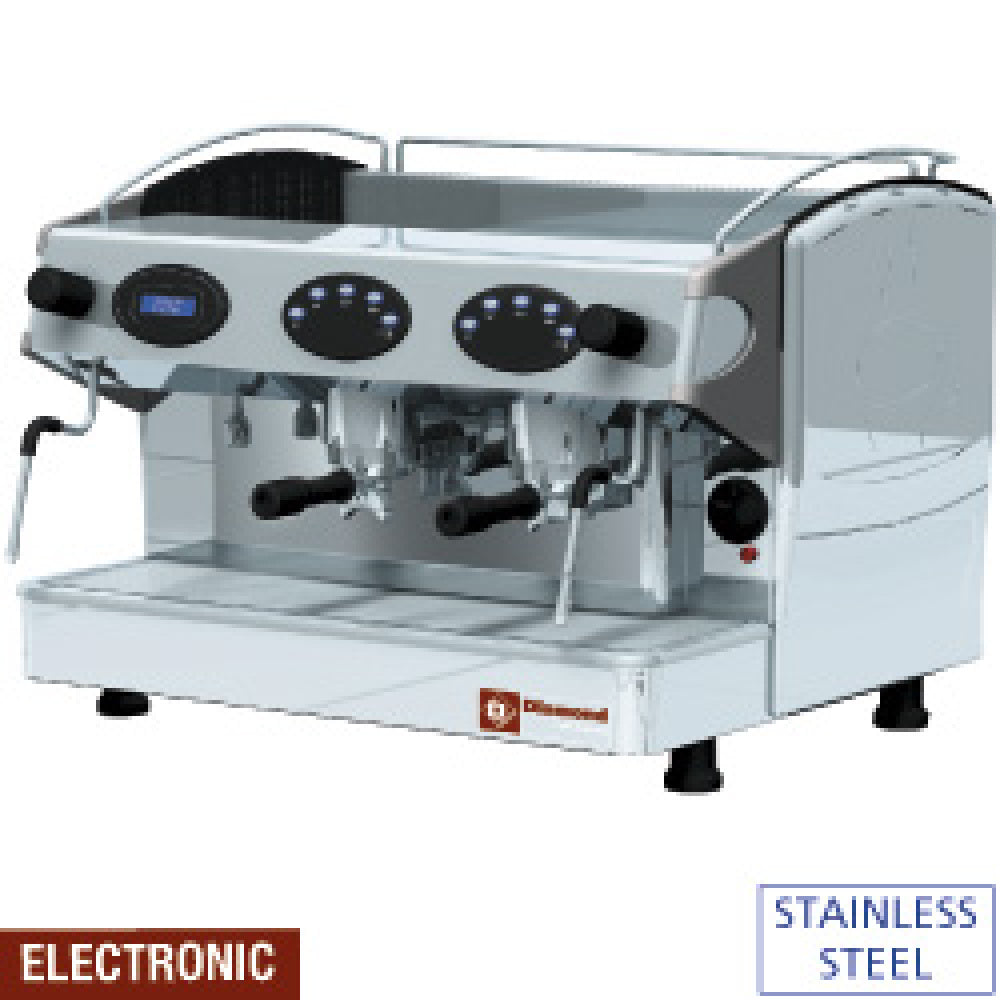 Diamond Expresso Kaffeemaschine 2 Gruppen mit Display - AROMA/2ED
