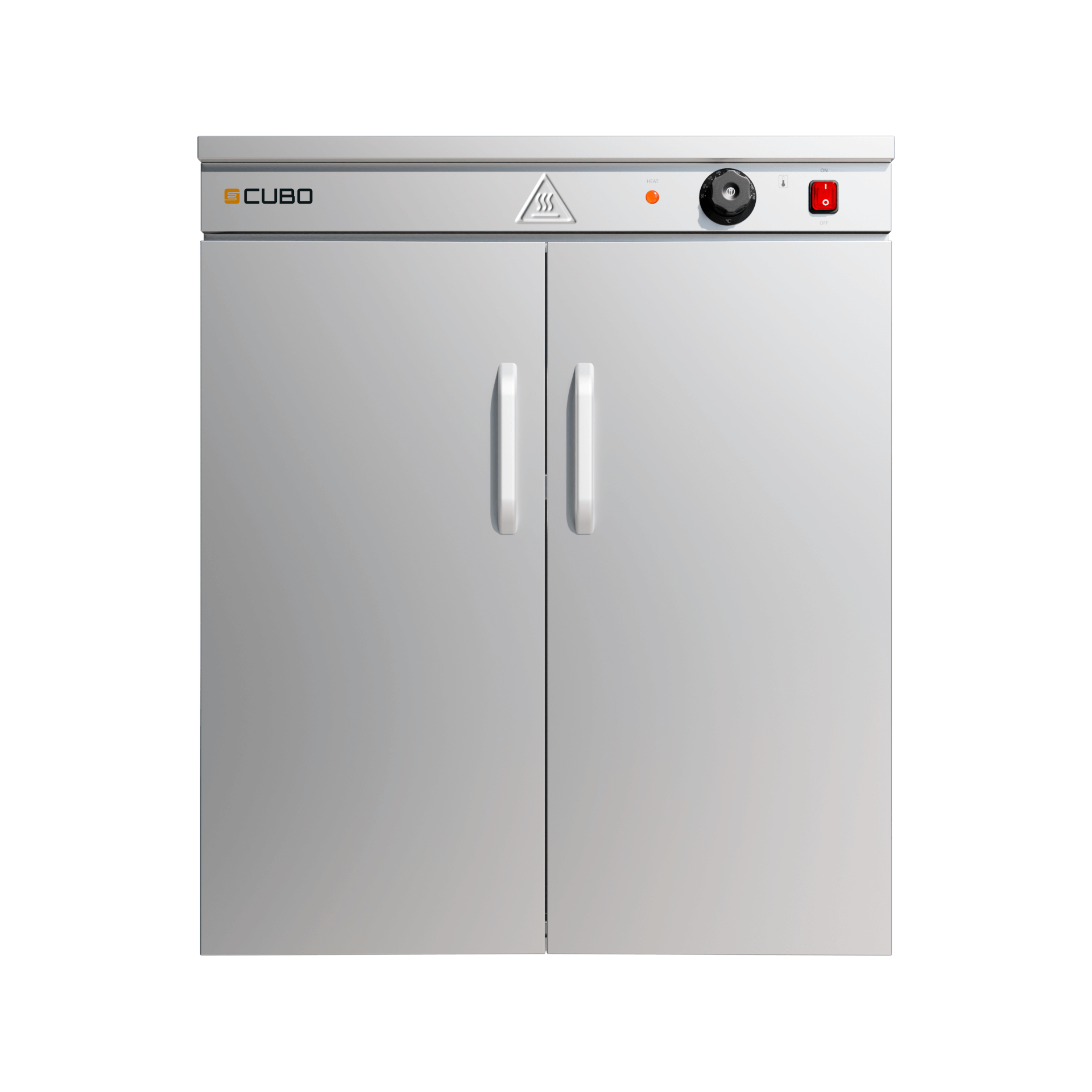 CUBO Bordenwarmer - 2-deurs warmhoudkast - 120 borden - CS-DW-2